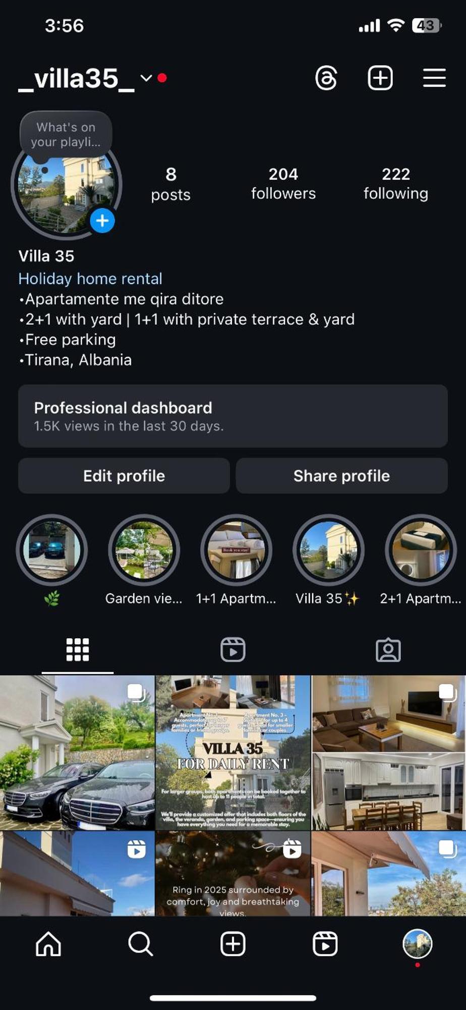 35 Appartement *